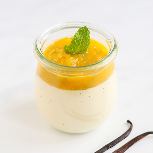 Panna cotta à la vanille