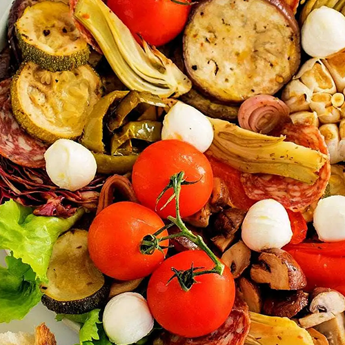 Antipasti de légumes marinés