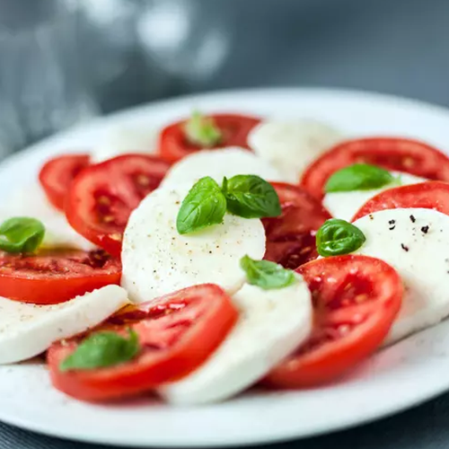 Tomate, mozzarella (caprese)