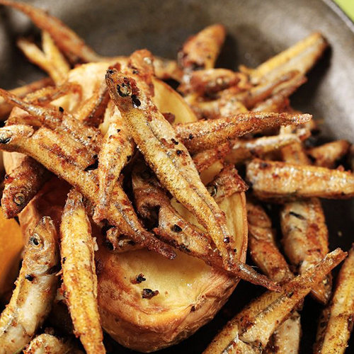 Friture d’éperlans